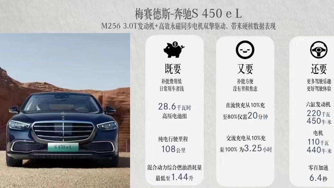 成都奔驰S级新能源最新报价130.83万起 暂无优惠