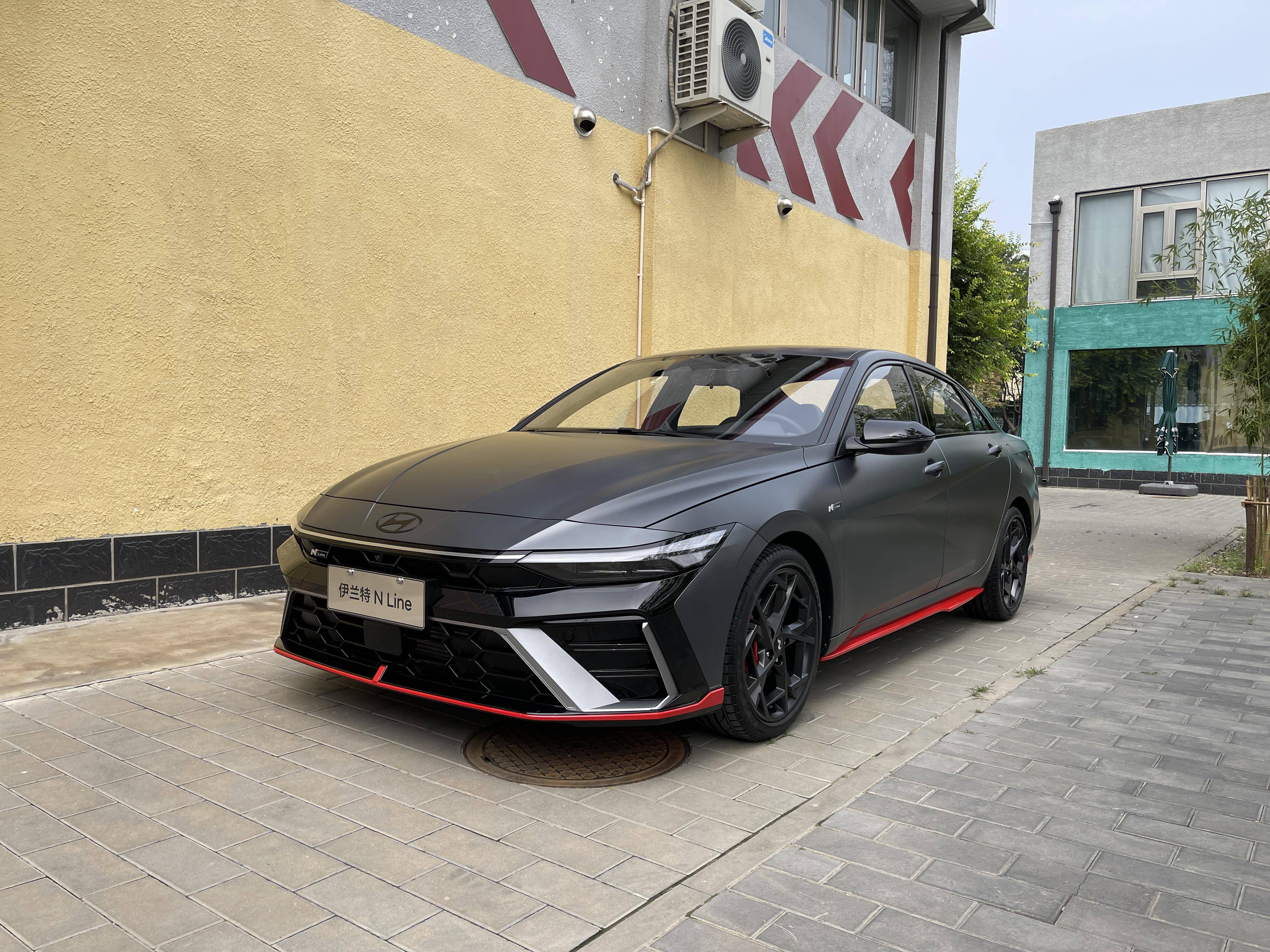 全新一代现代伊兰特实车谍照曝光