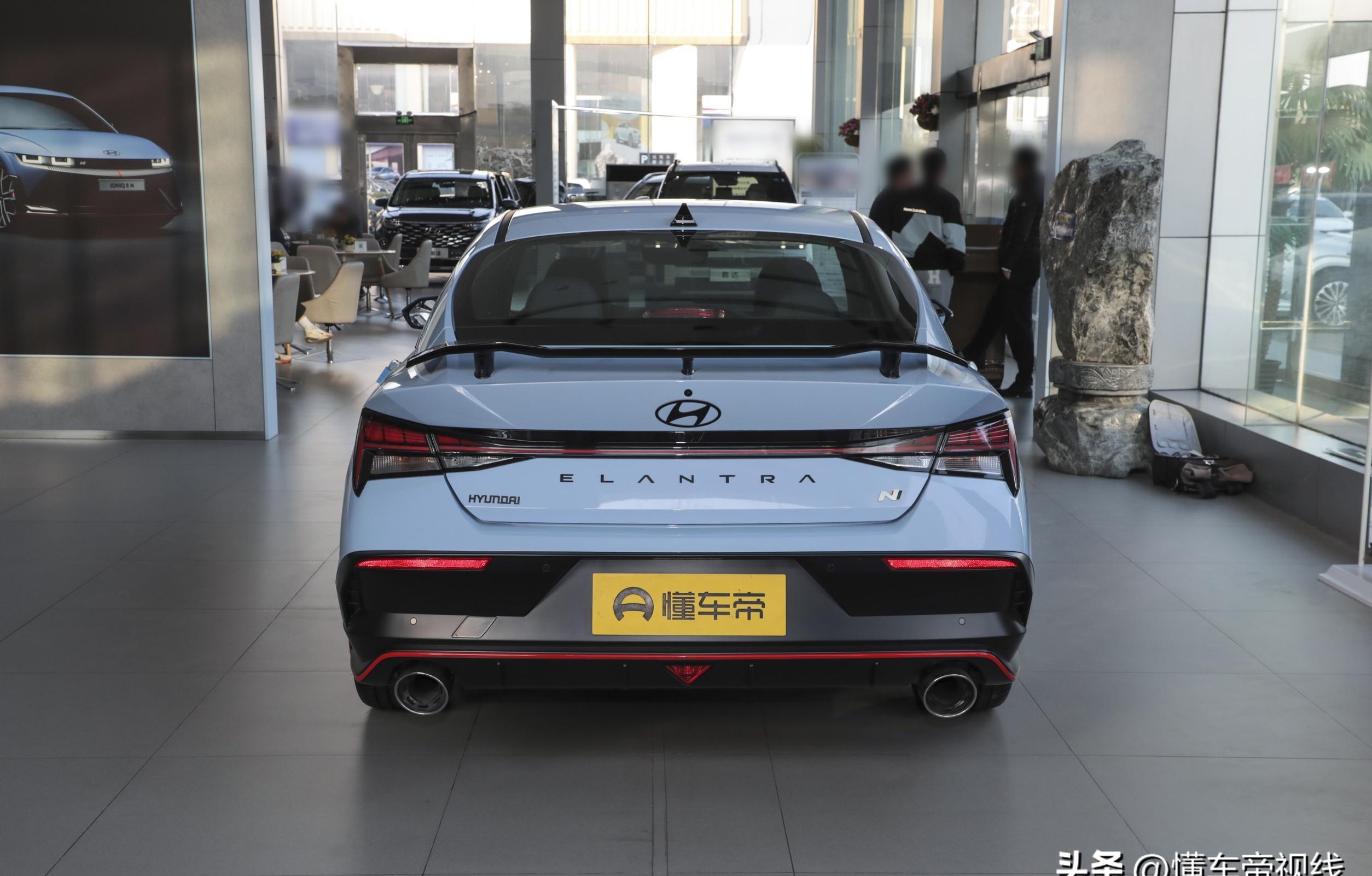 全新一代现代伊兰特实车谍照曝光