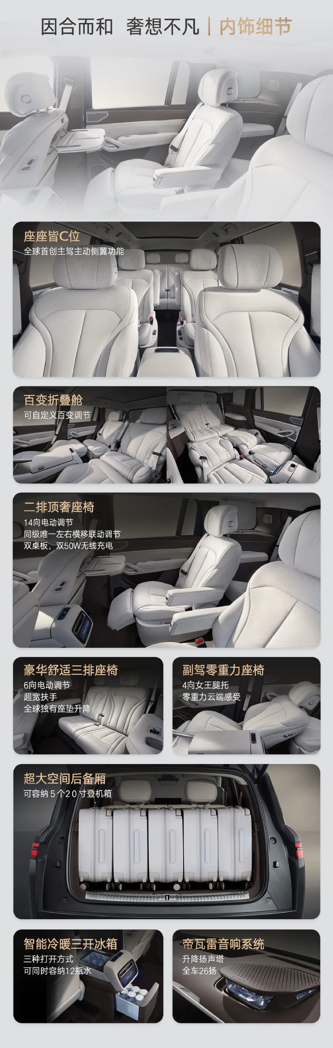 顶配近33万的腾势N8L，选装真皮坐椅居然还要加8000块